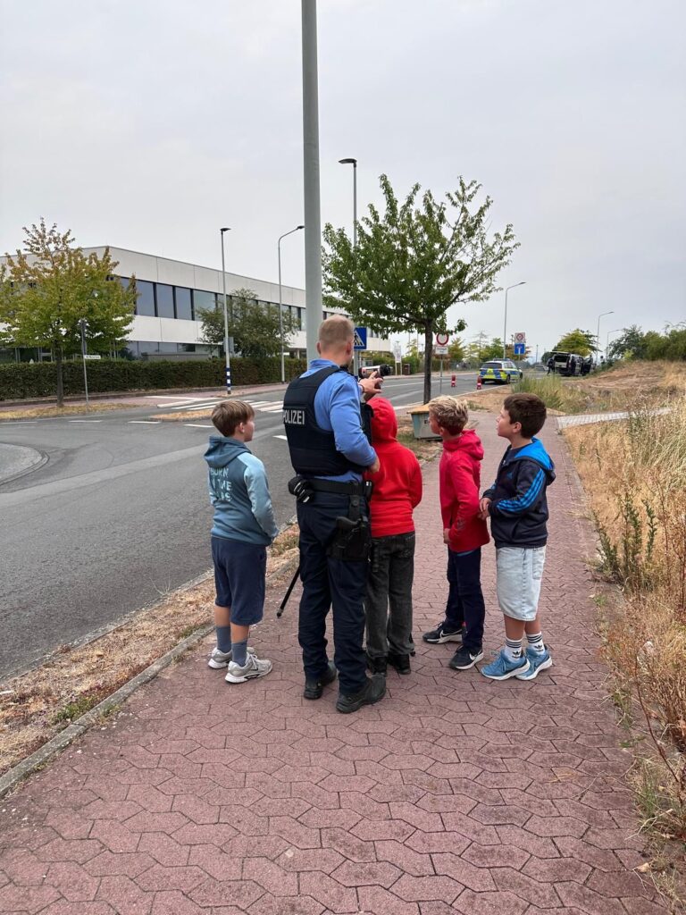 Blitz für Kids - den Temposündern auf der Spur
